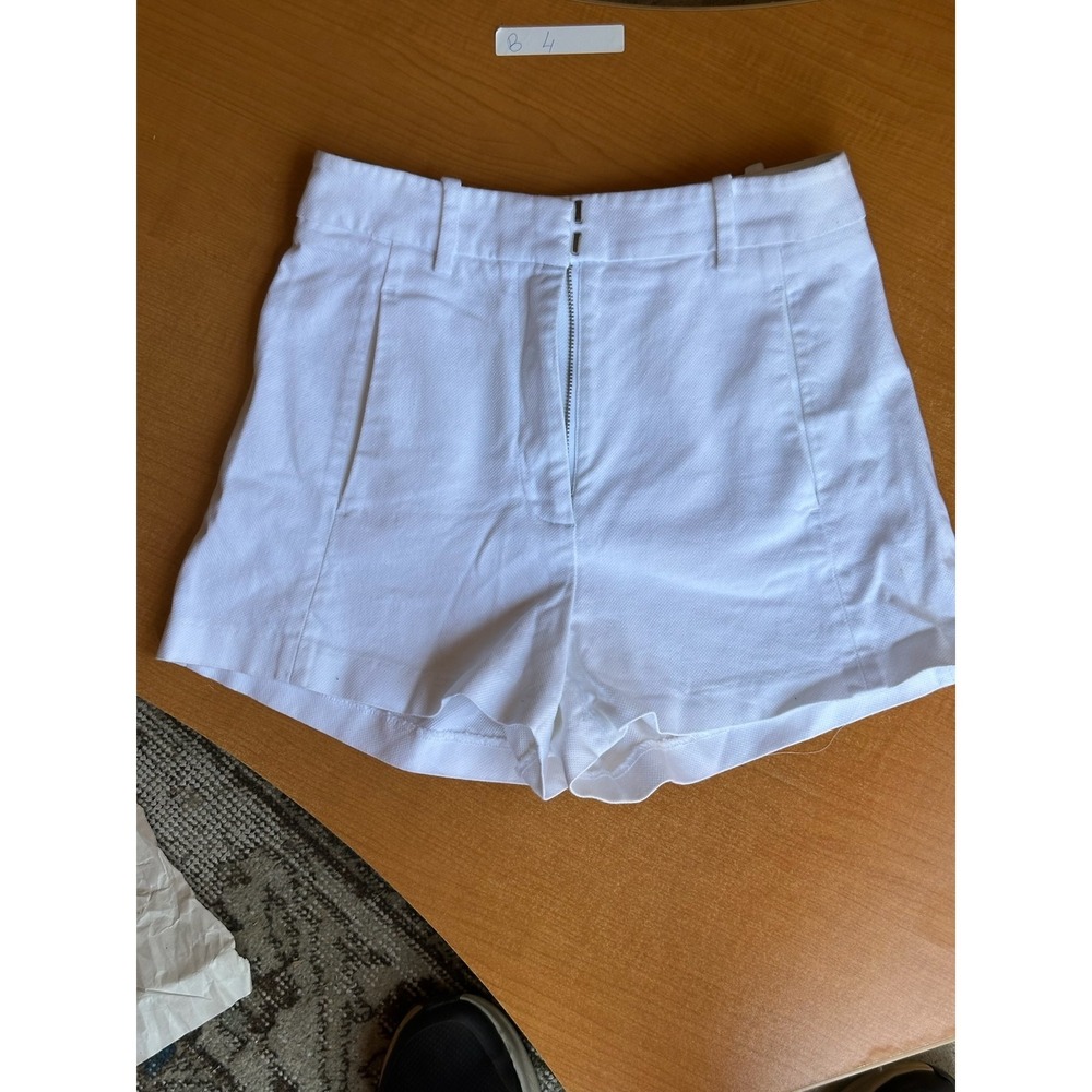 Victoria's Secret White Shorts Women's Size 0 Zipper Fly Belt Loops Pockets